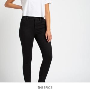 EUC Celebrity Pink The Spice Black stretch skinny jeans Size 9/29